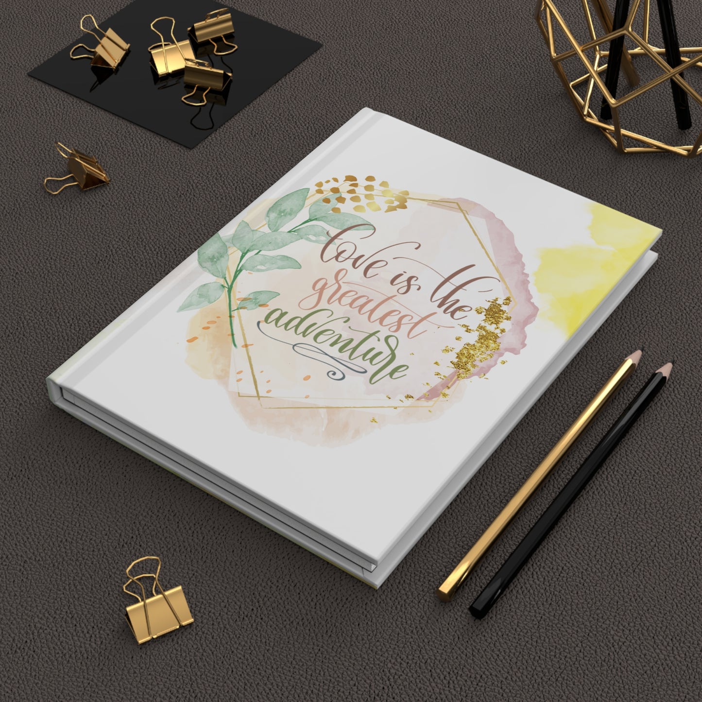 Love is the greatest adventure - Hardcover Journal Matte