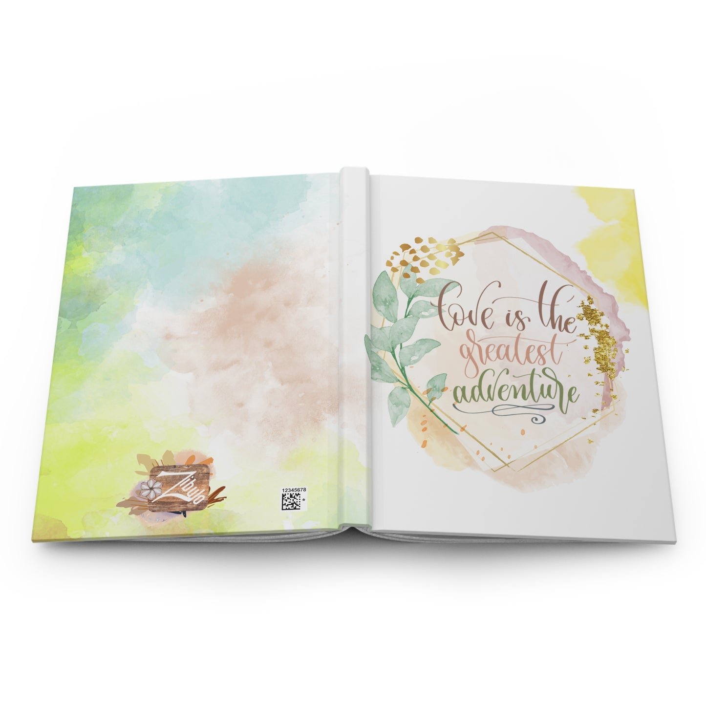 Love is the greatest adventure - Hardcover Journal Matte