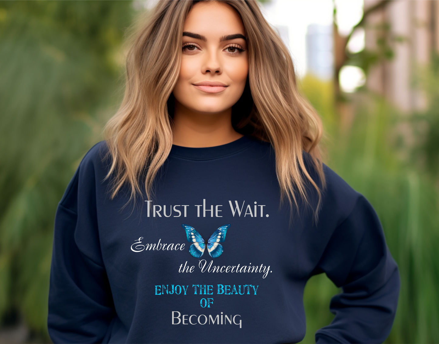 Trust the Wait - Unisex Premium Sweatshirt