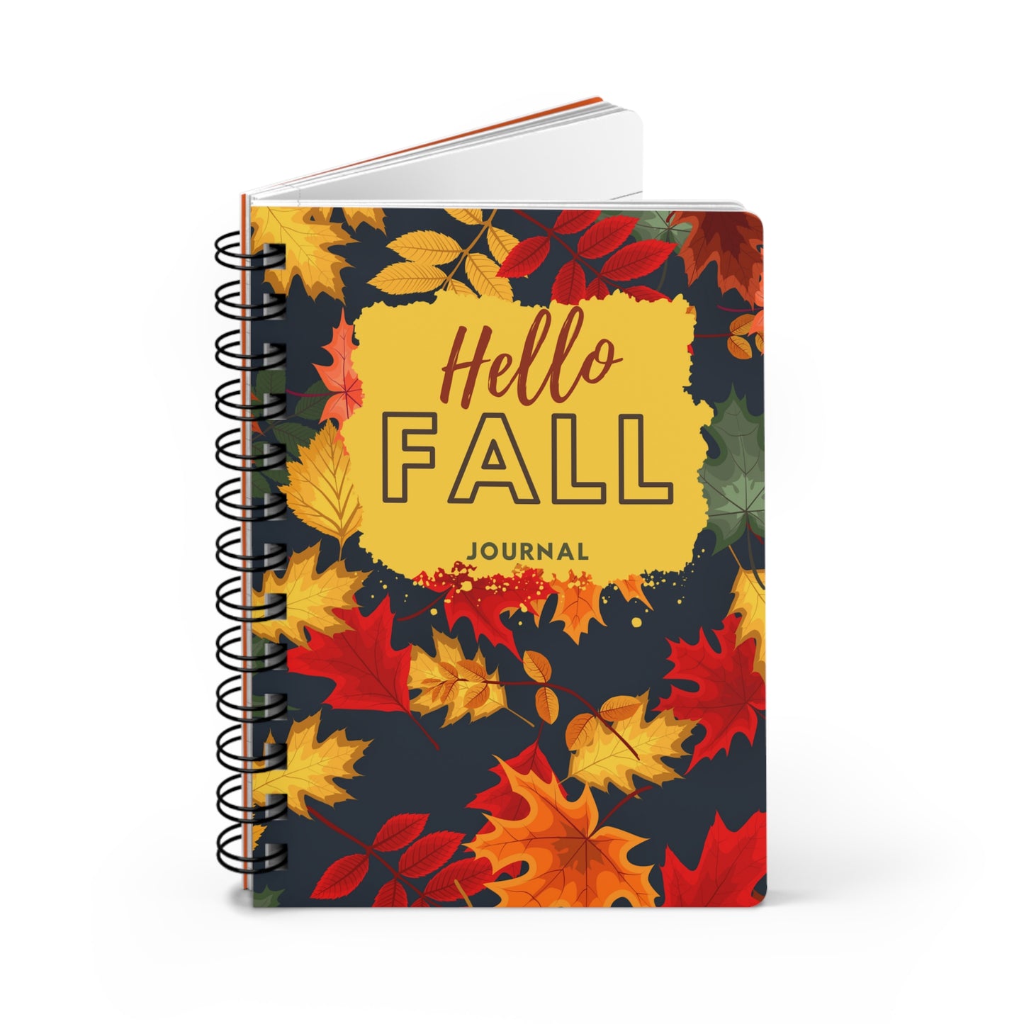 Hello Fall - Spiral Bound Journal/Notebook