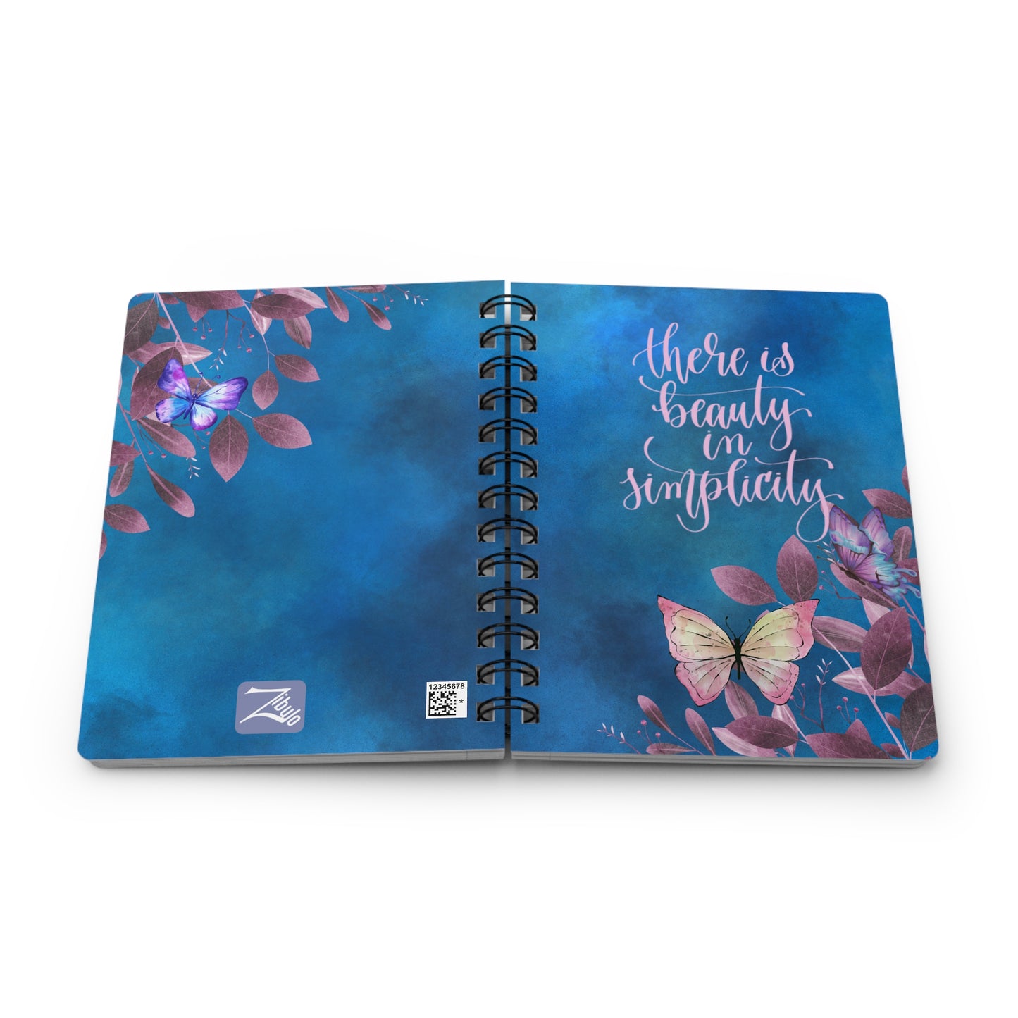 There is beauty in simplicity - Spiral Bound Journal/Notebook