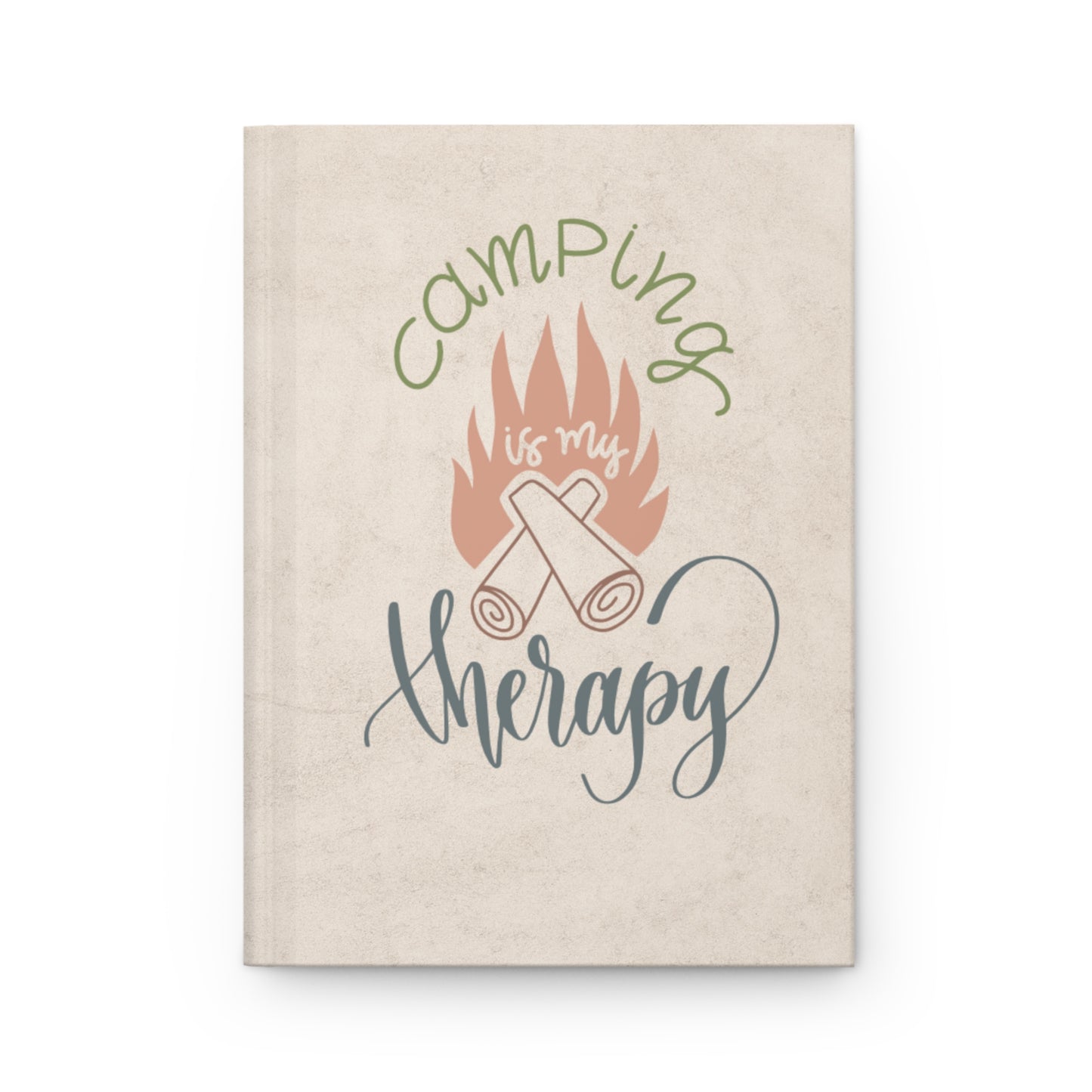 Camping is my Therapy - Hardcover Journal Matte