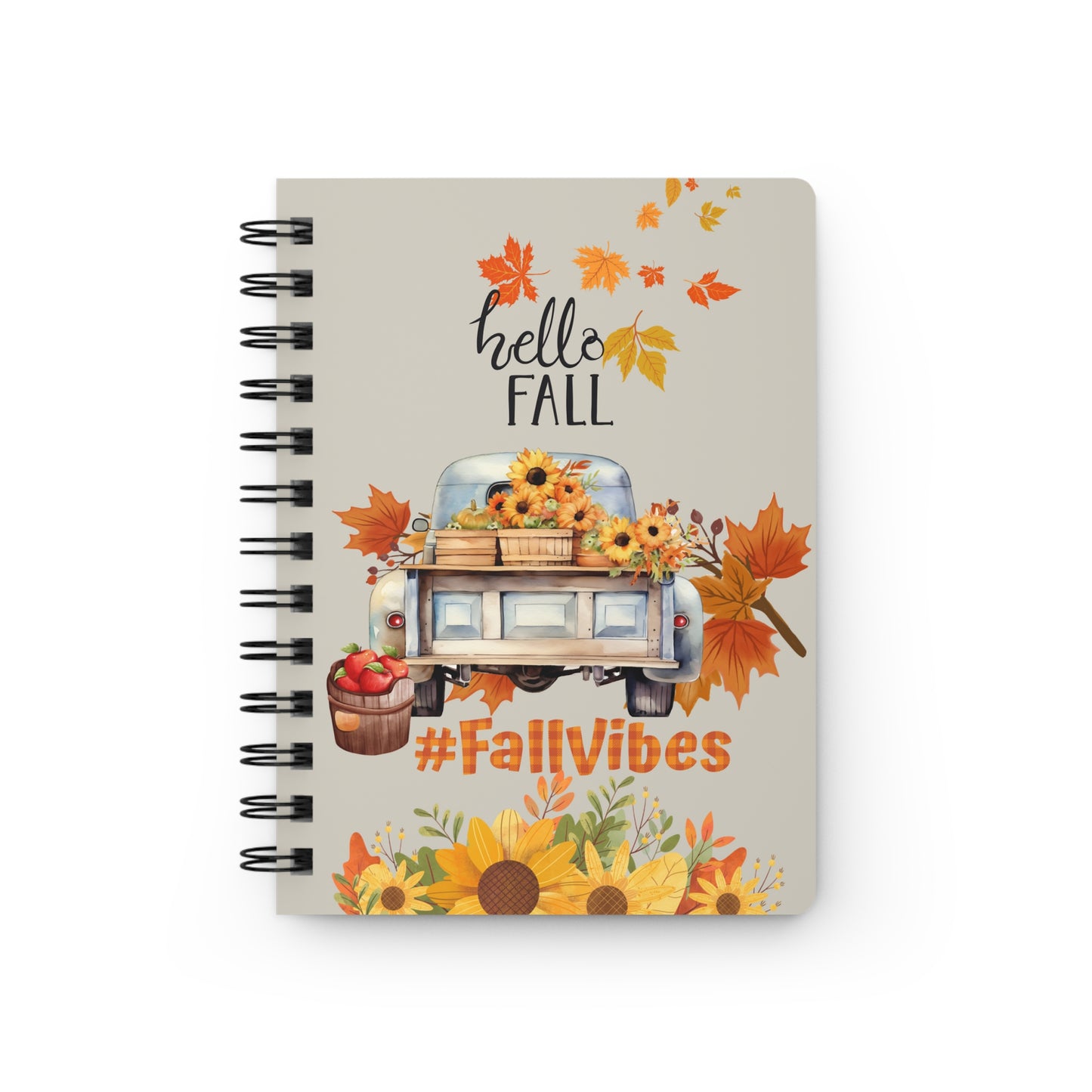 Fall Vibes - Spiral Bound Journal/Notebook