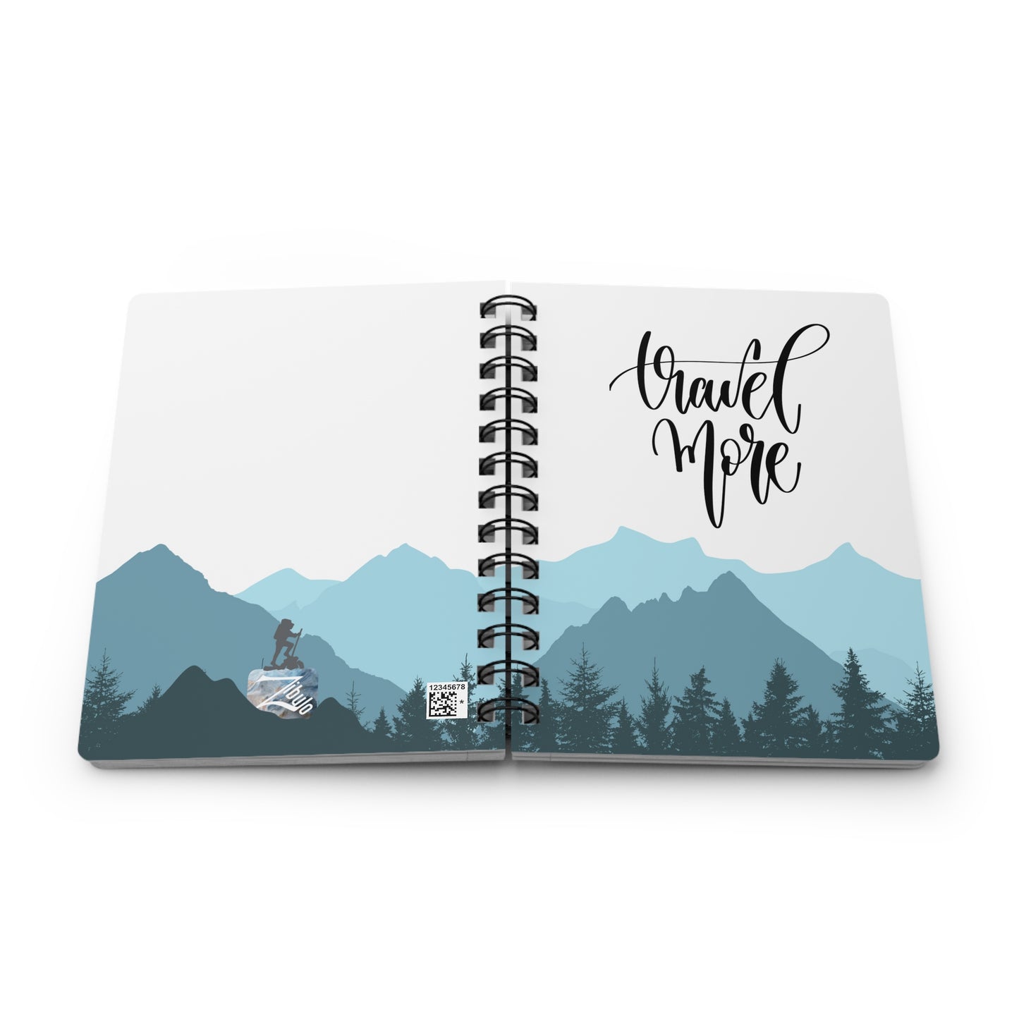 Travel More - Spiral Bound Journal/Notebook