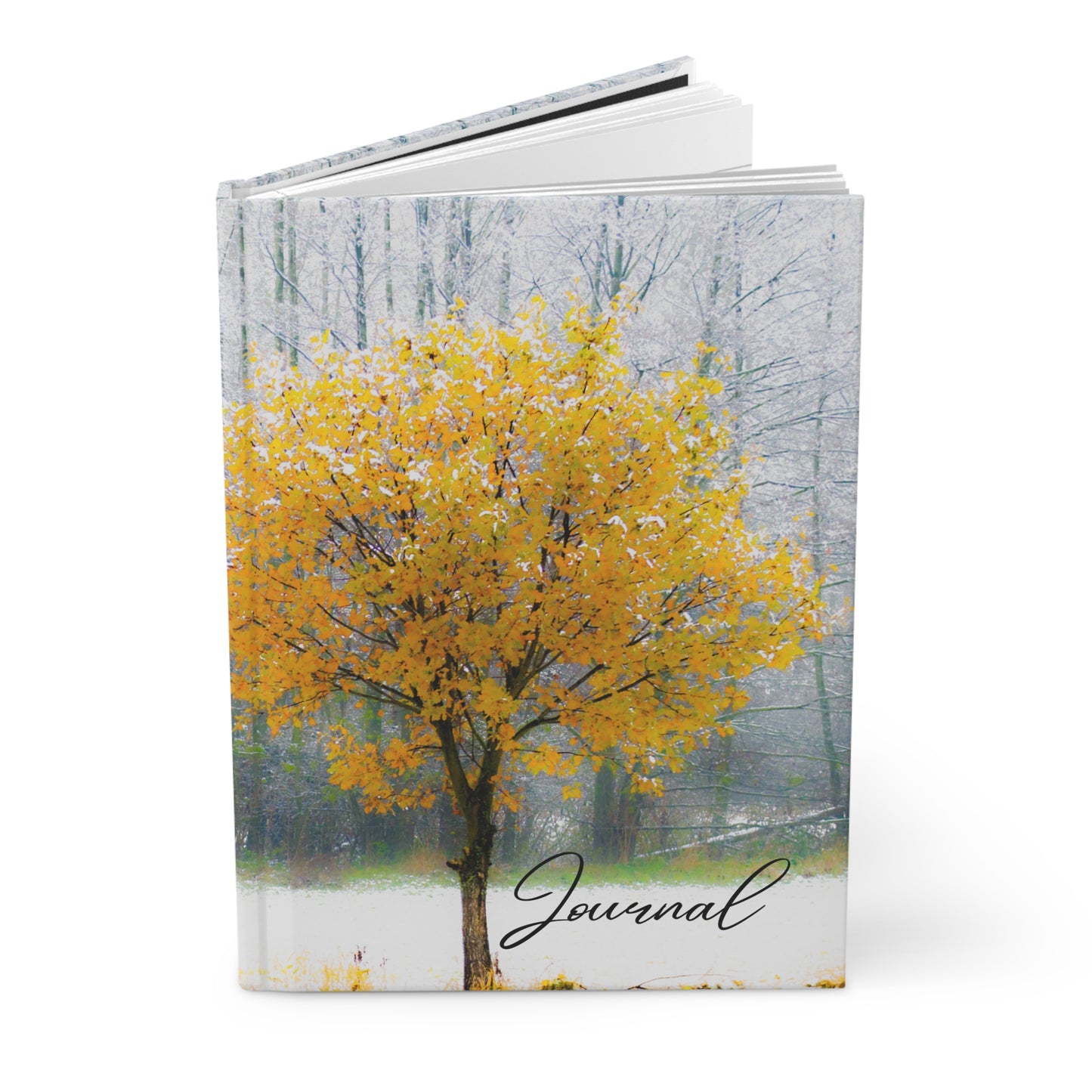 Beautiful Yellow Tree - Hardcover Journal Matte