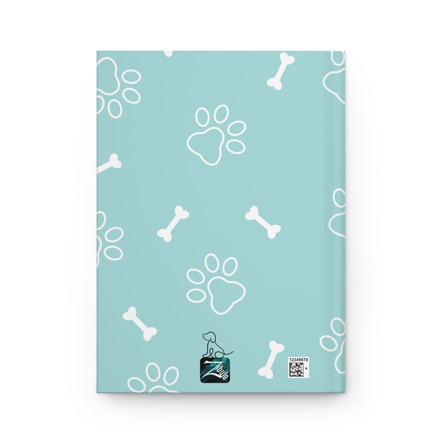 Dogs leave pawprints on our hearts - Hardcover Journal Matte