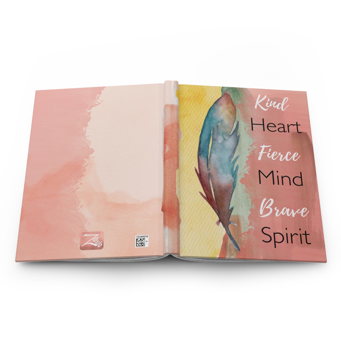 Kind Heart Fierce Mind Brave Spirit - Hardcover Journal Matte