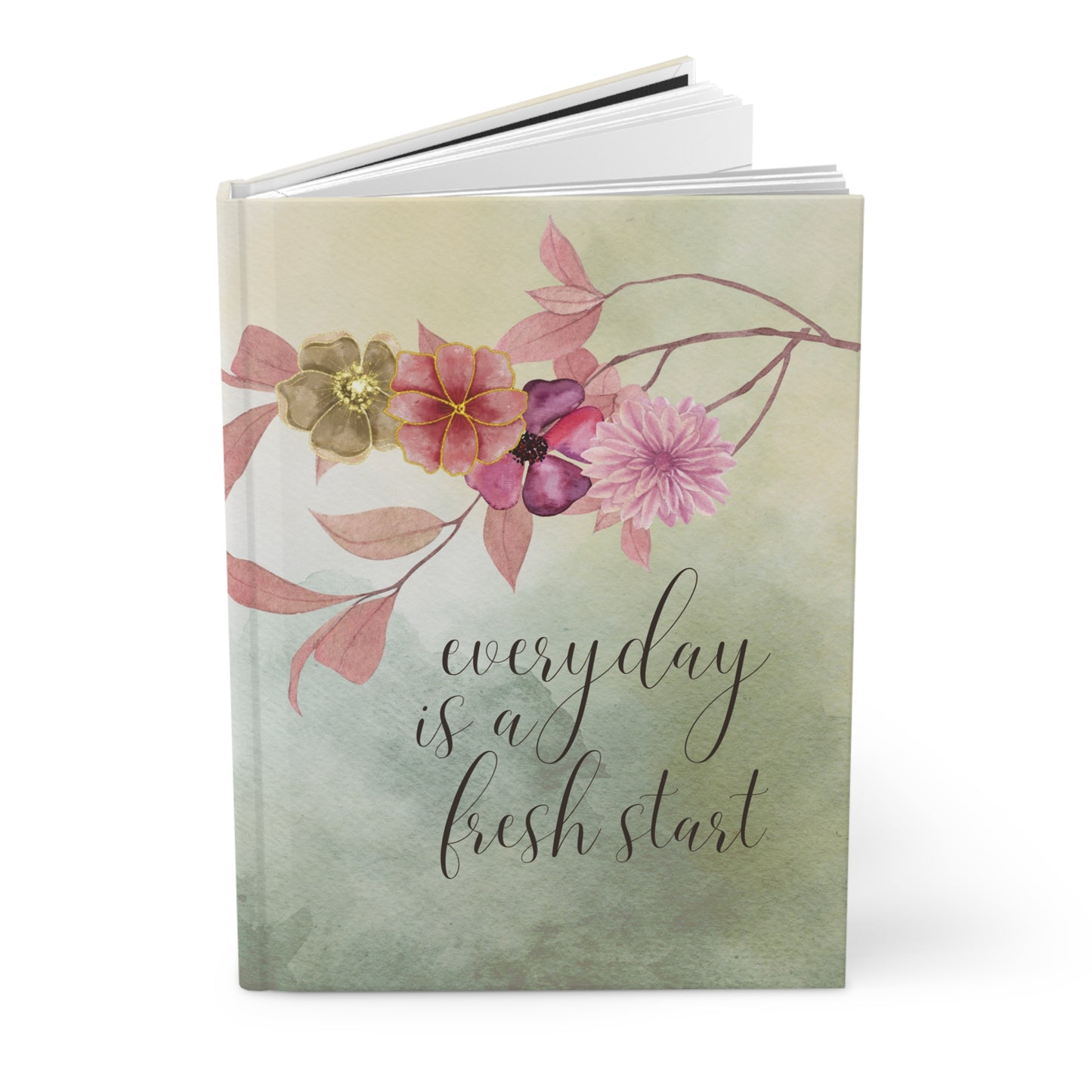 Every Day is a Fresh Start v2 - Hardcover Journal Matte