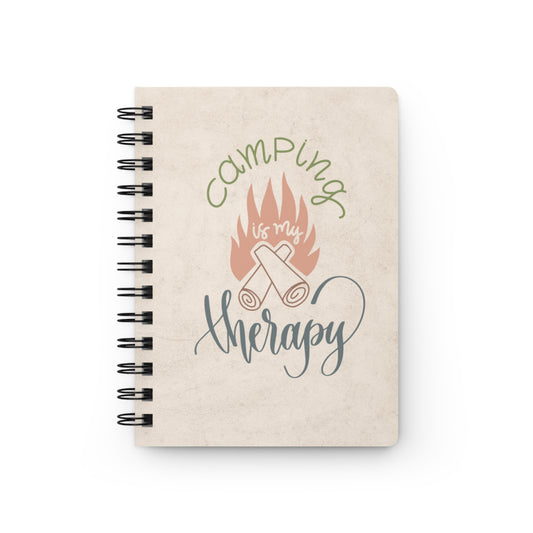 Camping Therapy - Spiral Bound Journal/Notebook