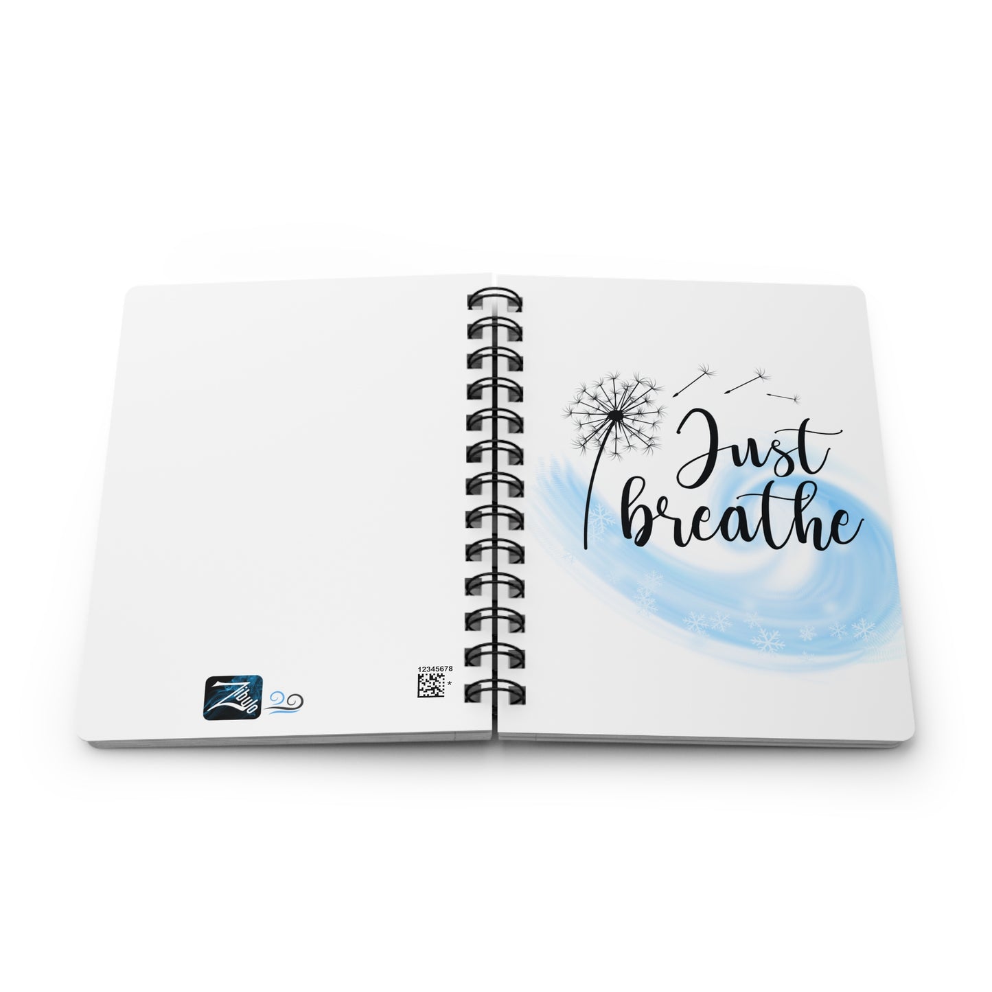 Just Breathe - Spiral Bound Journal/Notebook