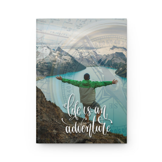 Life is an adventure - Hardcover Journal Matte