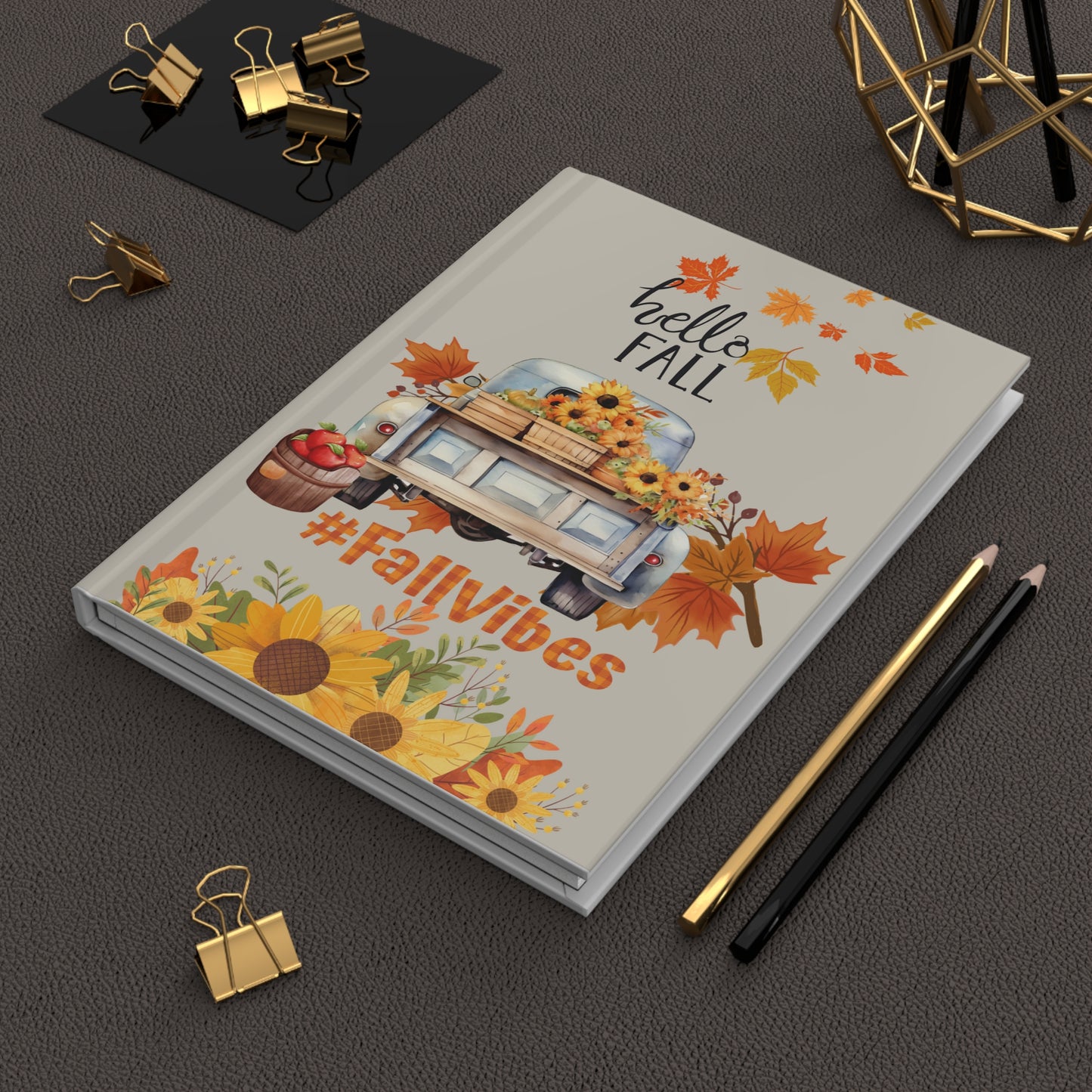 Fall Vibes - Hardcover Journal Matte