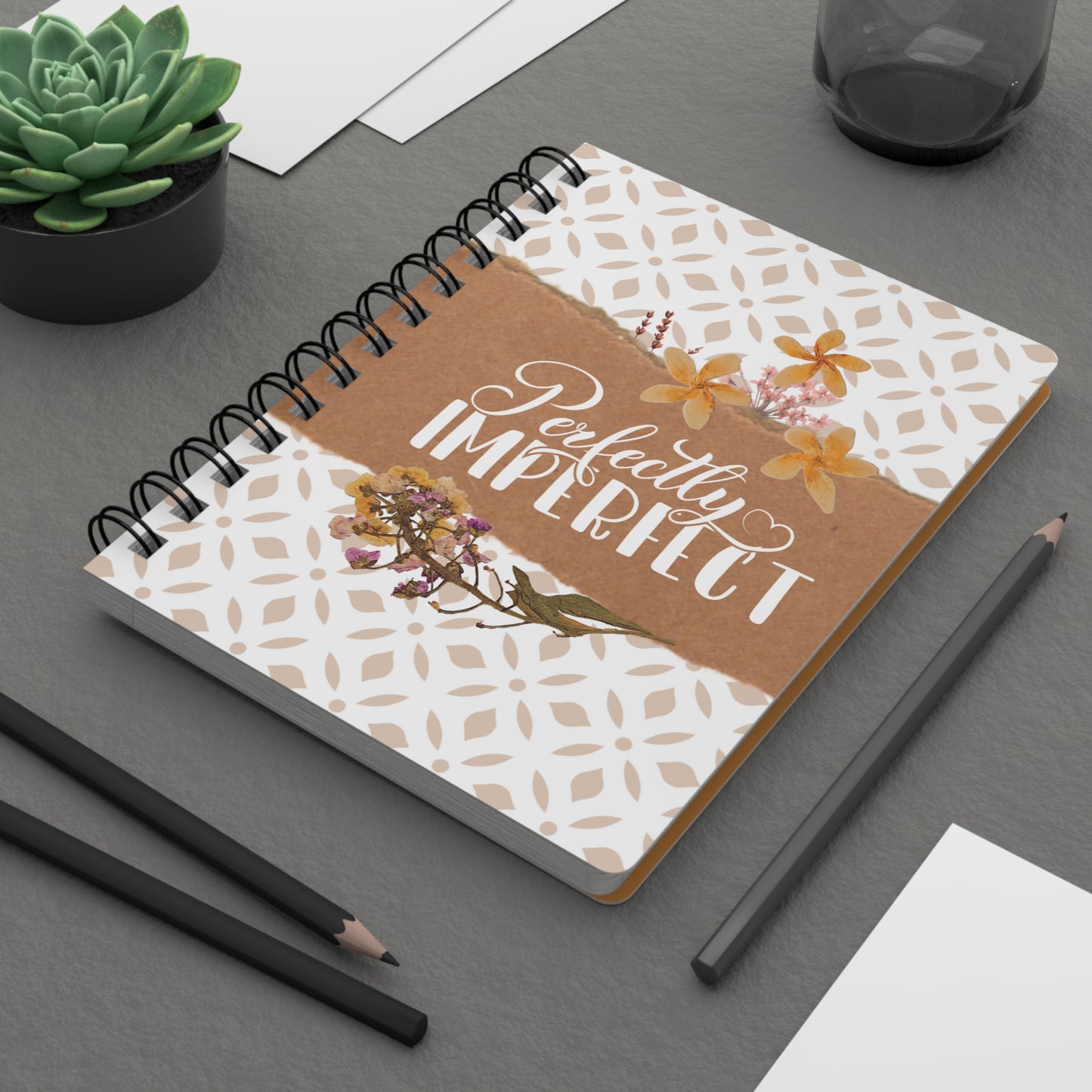 Perfectly Imperfect - Spiral Bound Journal/Notebook