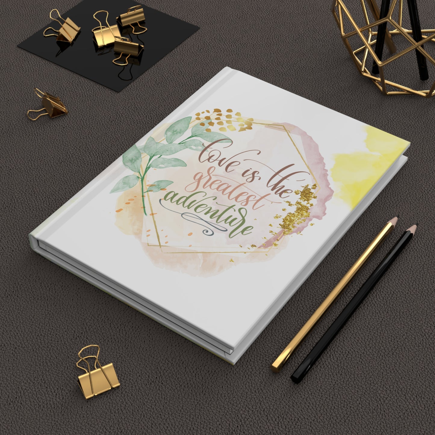 Love is the greatest adventure  - Hardcover Journal Matte