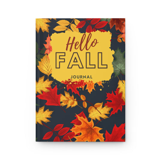 Hello Fall - Hardcover Journal Matte