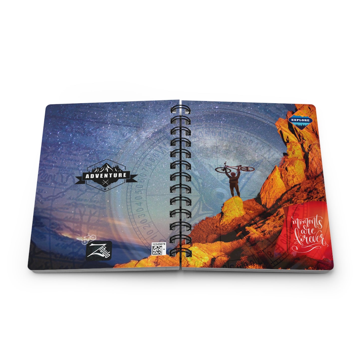 Moments Are Forever - Spiral Bound Journal/Notebook