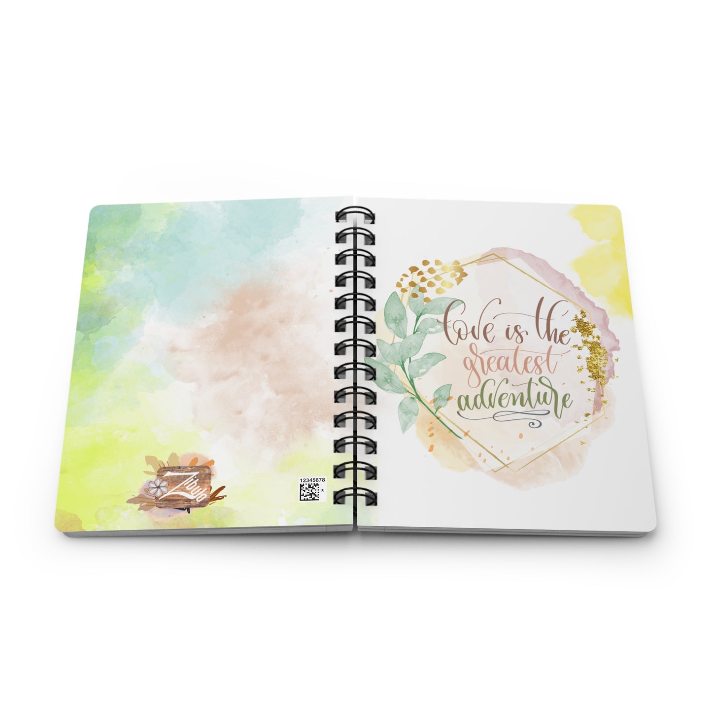 Love is the greatest adventure - Spiral Bound Journal/Notebook