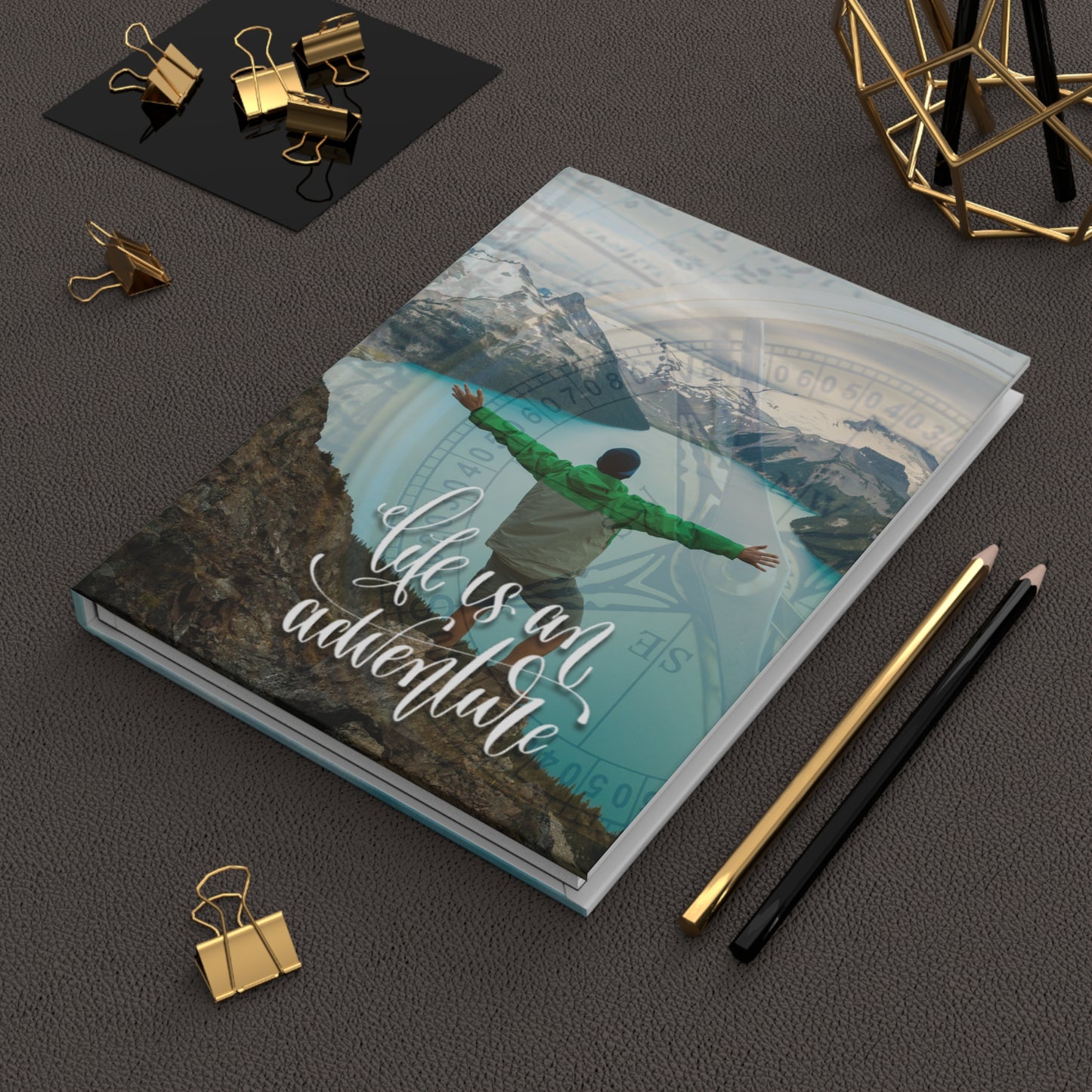 Life is an adventure - Hardcover Journal Matte