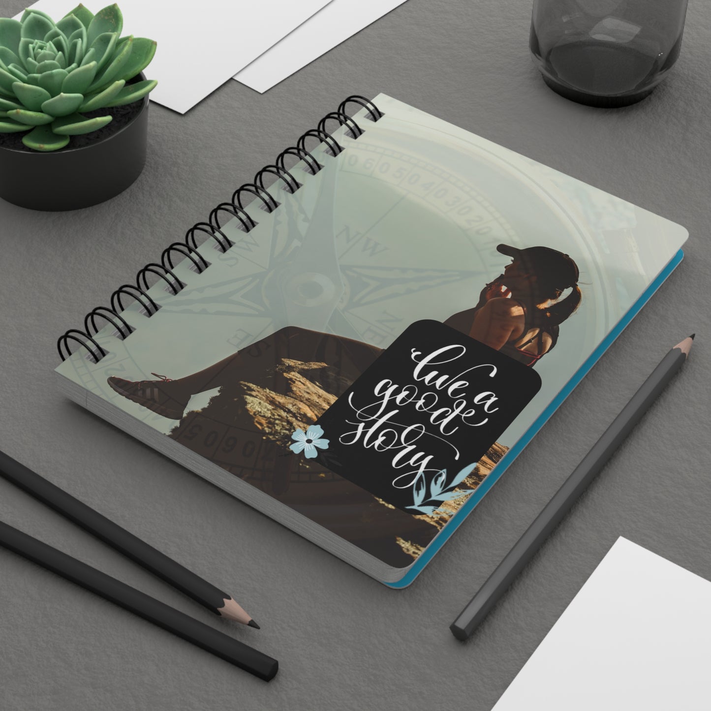 Live a Good Story - Spiral Bound Journal/Notebook