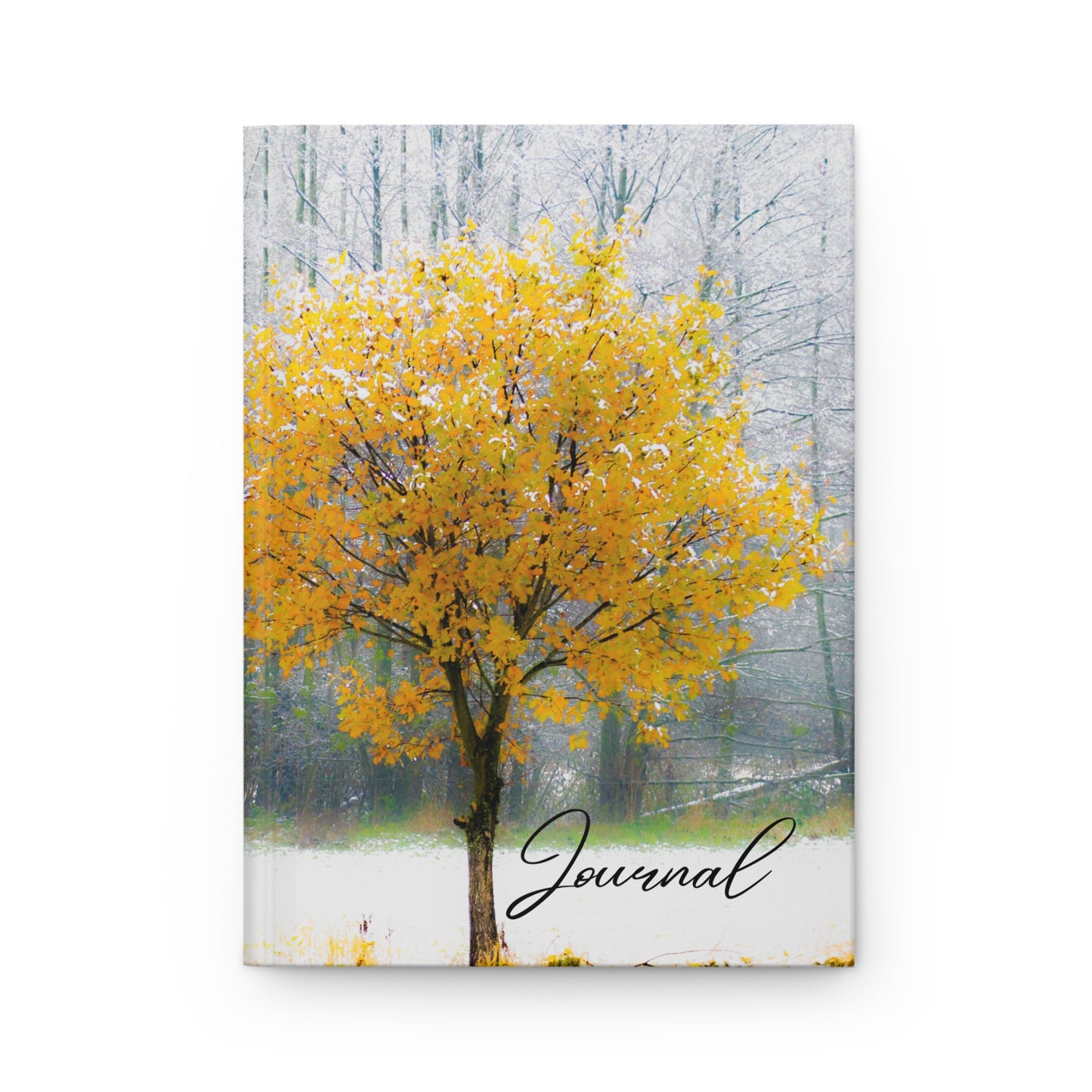 Beautiful Yellow Tree - Hardcover Journal Matte