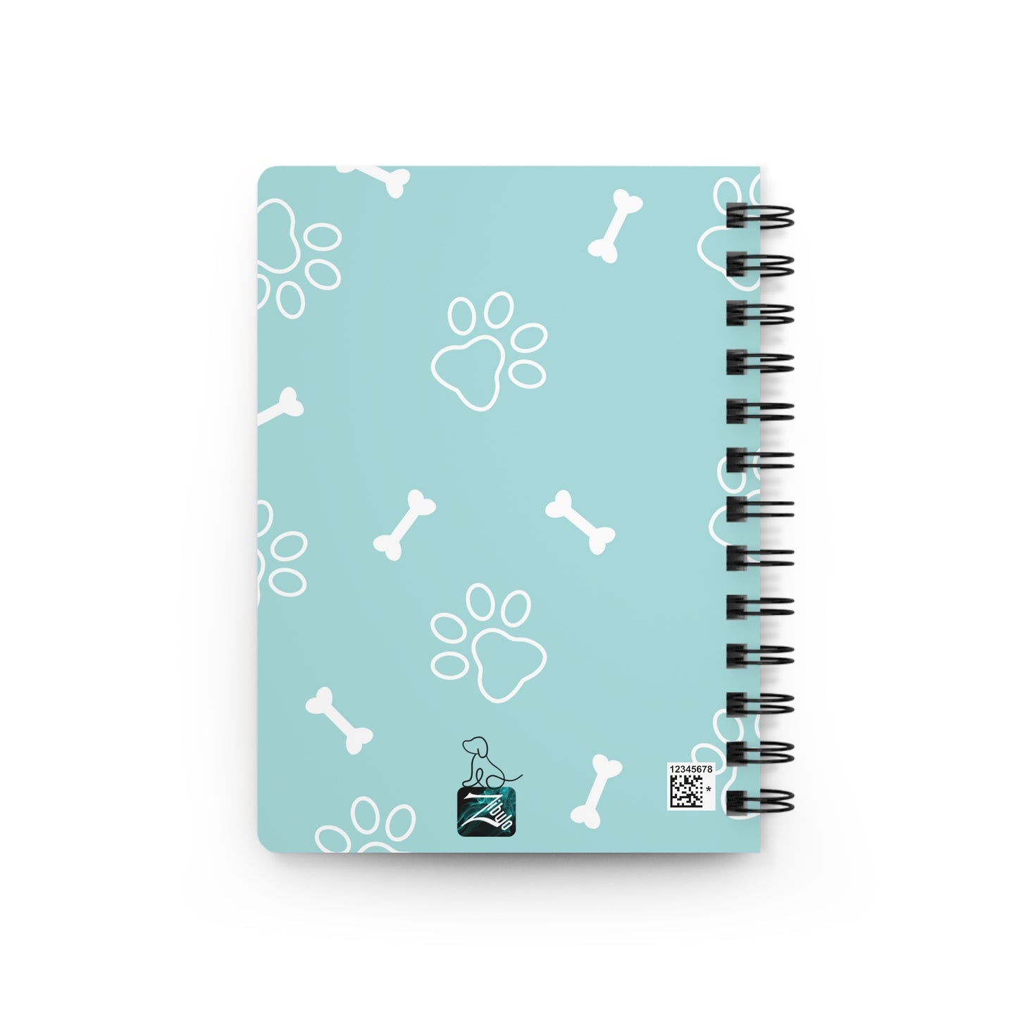 Dogs leave pawprints on our hearts - Spiral Bound Journal/Notebook