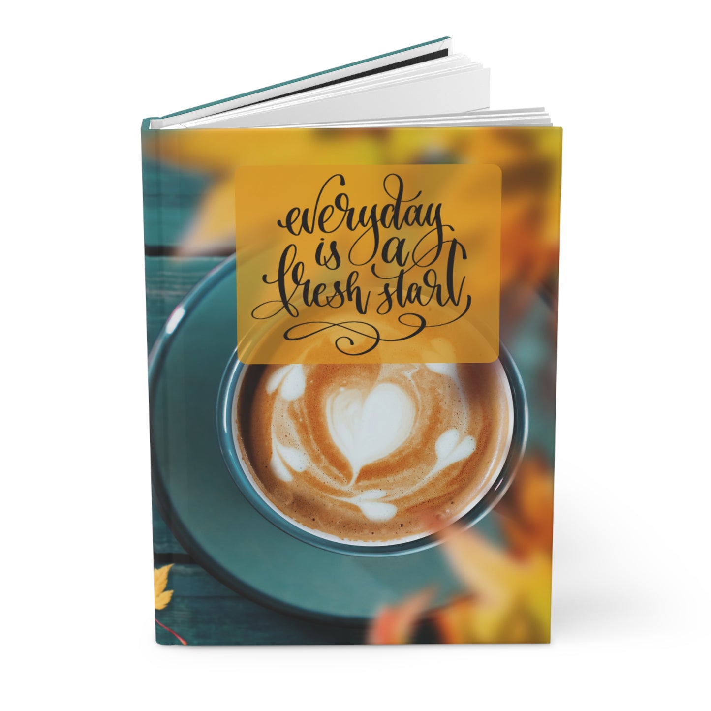 Every day is a fresh start - Hardcover Journal Matte