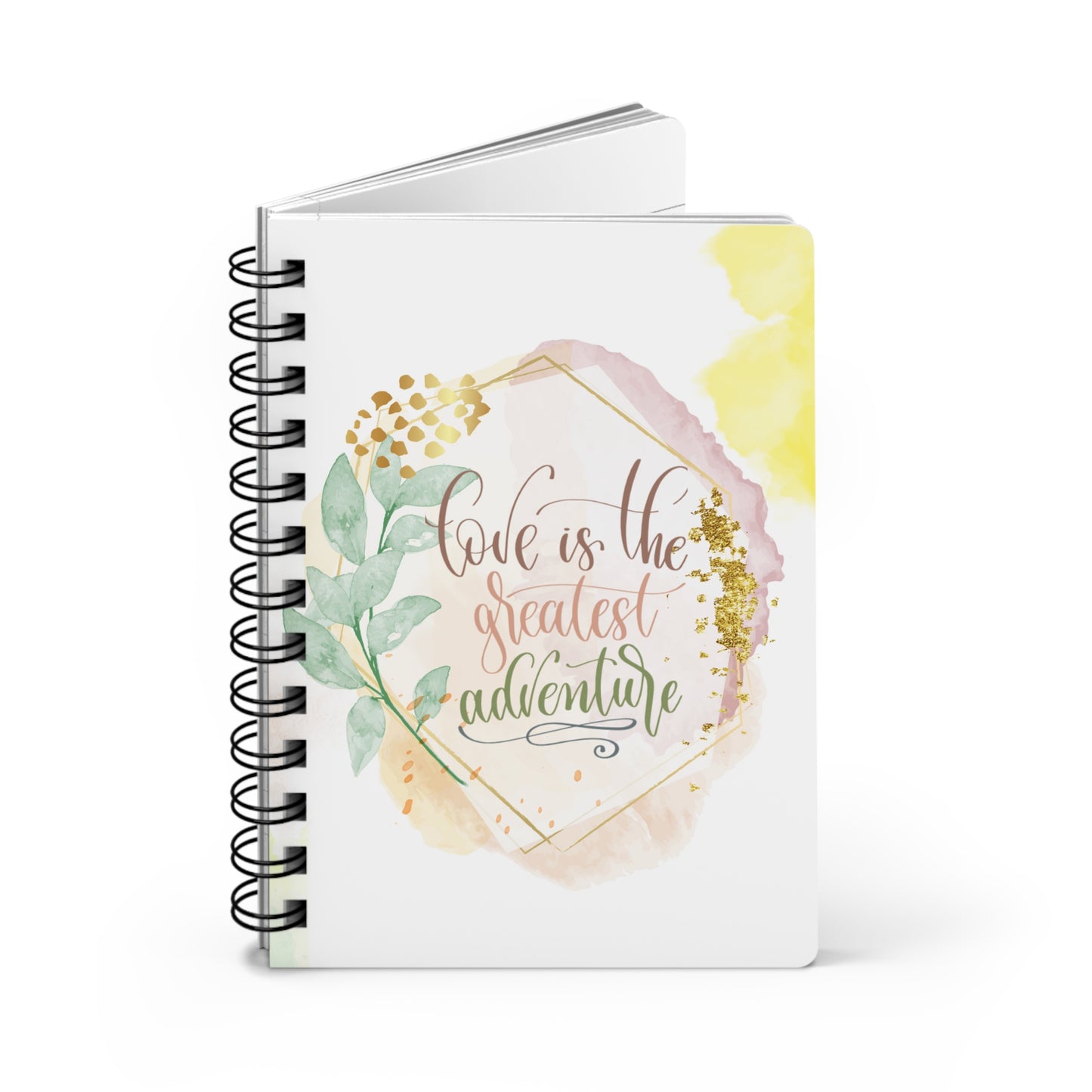 Love is the greatest adventure - Spiral Bound Journal/Notebook