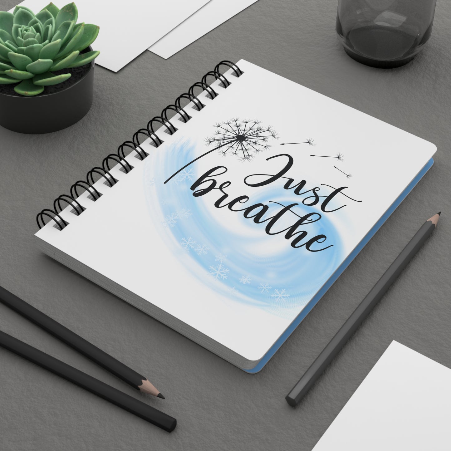 Just Breathe - Spiral Bound Journal/Notebook