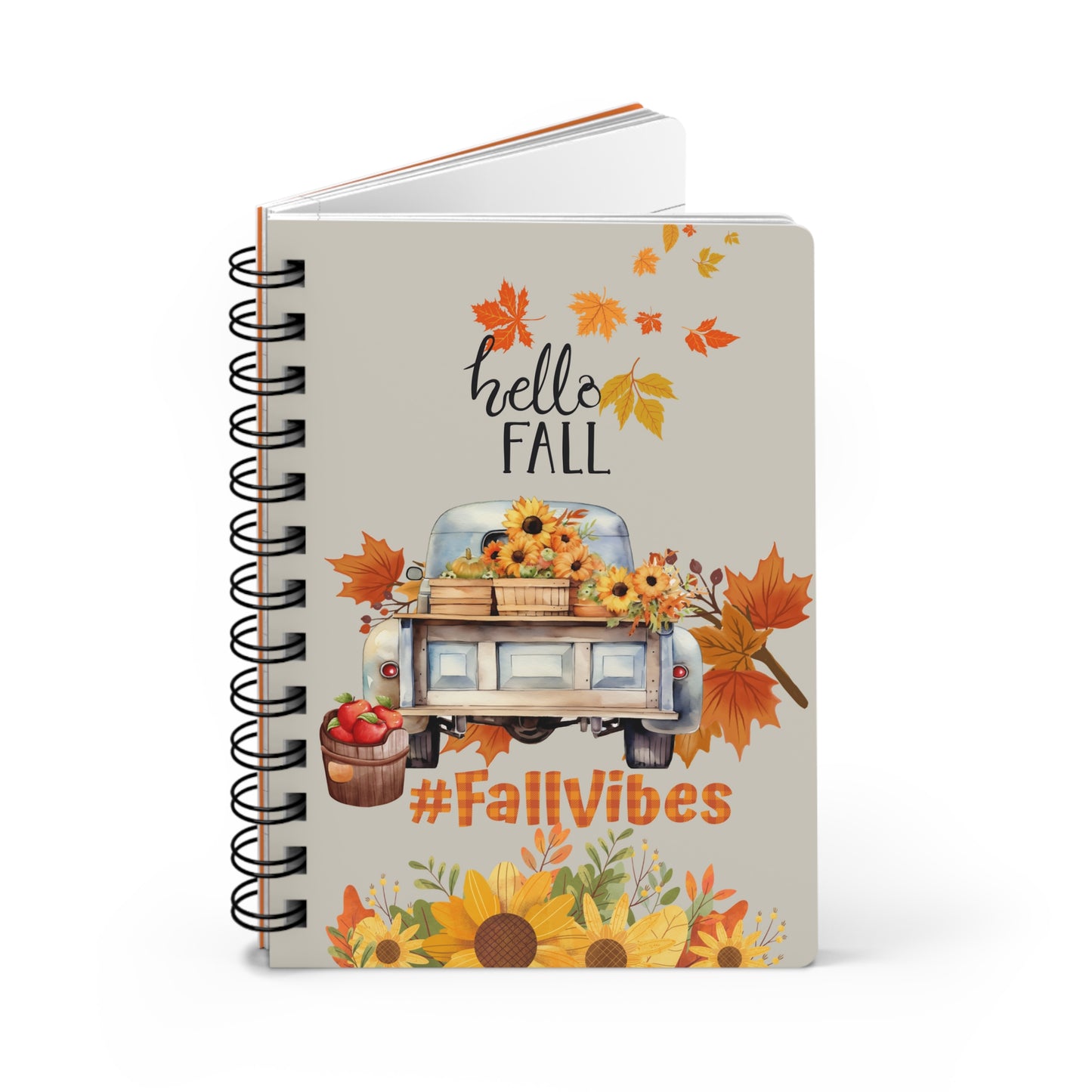 Fall Vibes - Spiral Bound Journal/Notebook