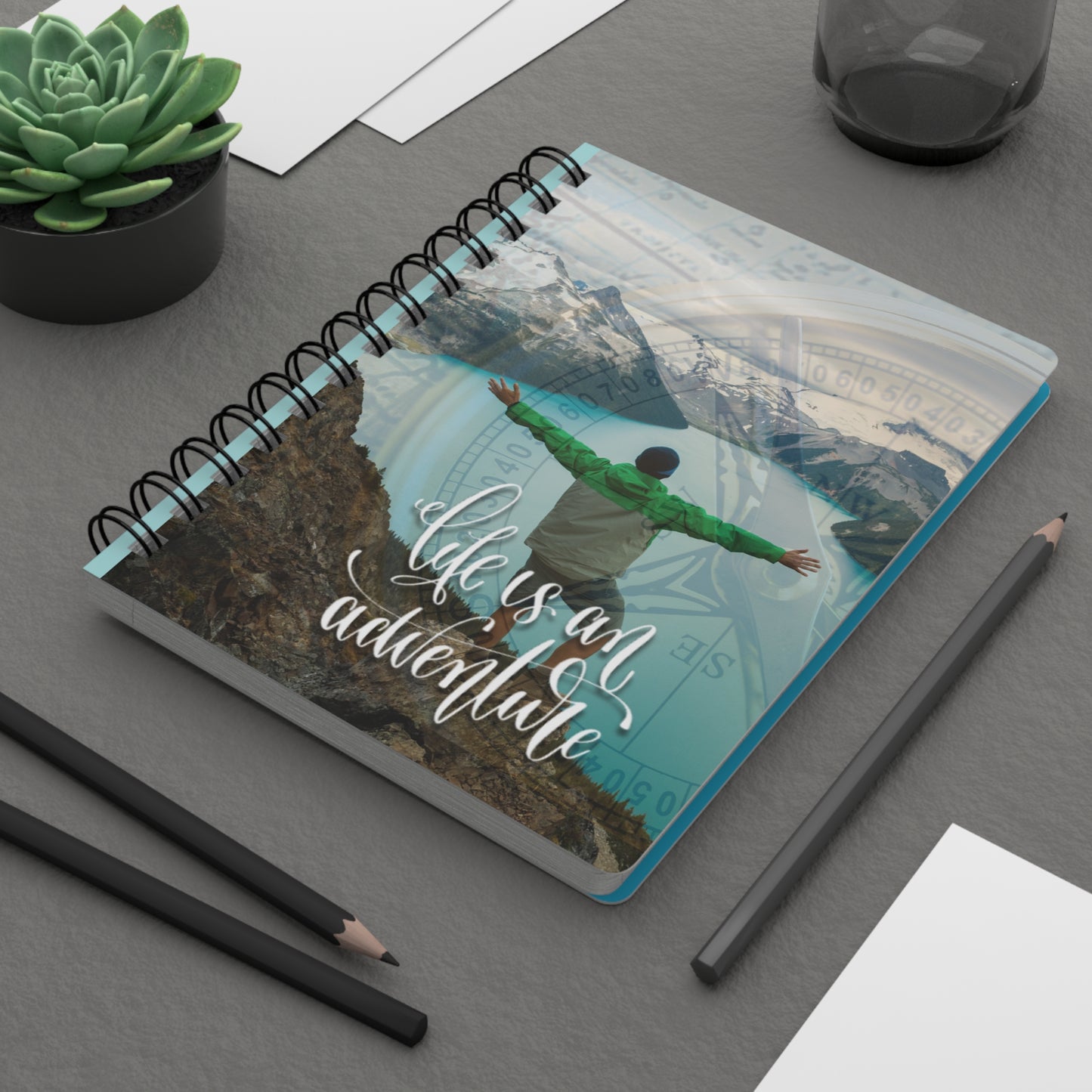 Life is an Adventure - Spiral Bound Journal/Notebook